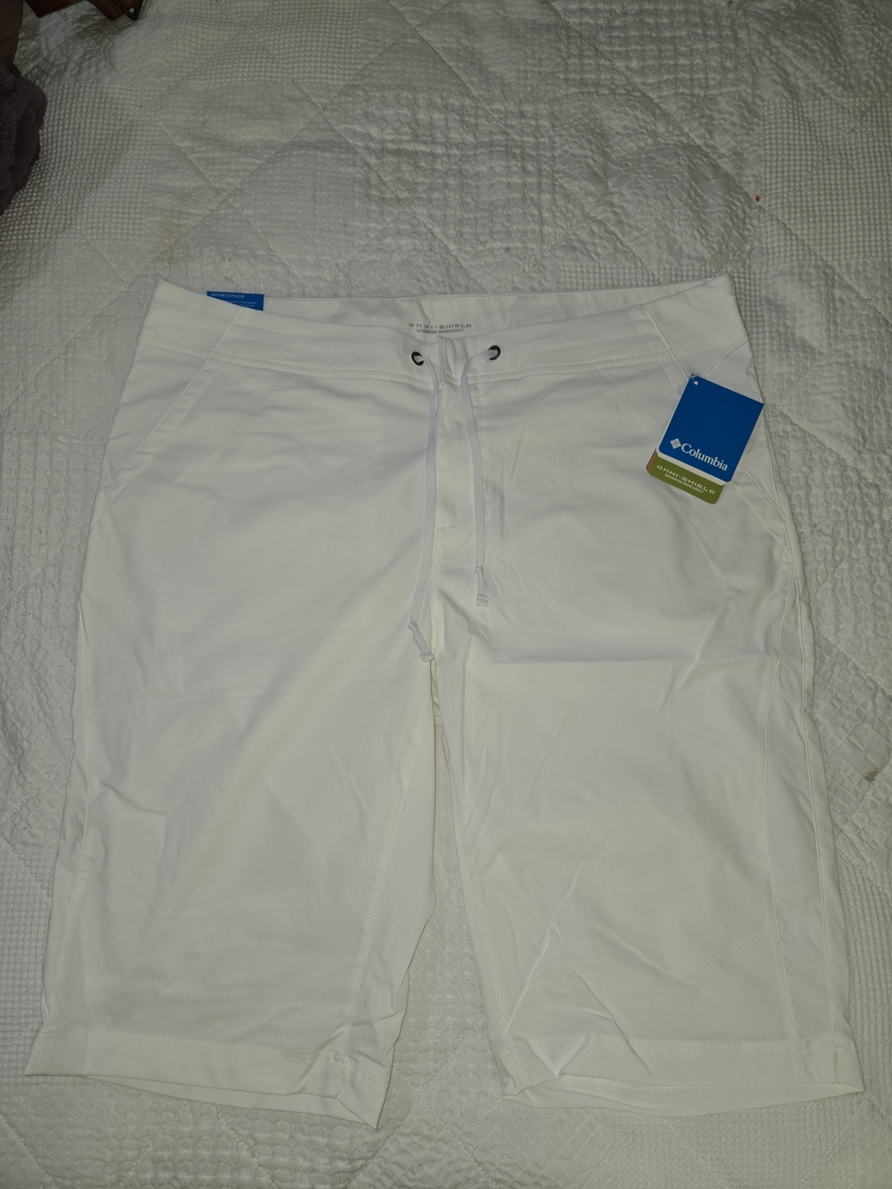 Columbia Omni-Shield White Performance Capris